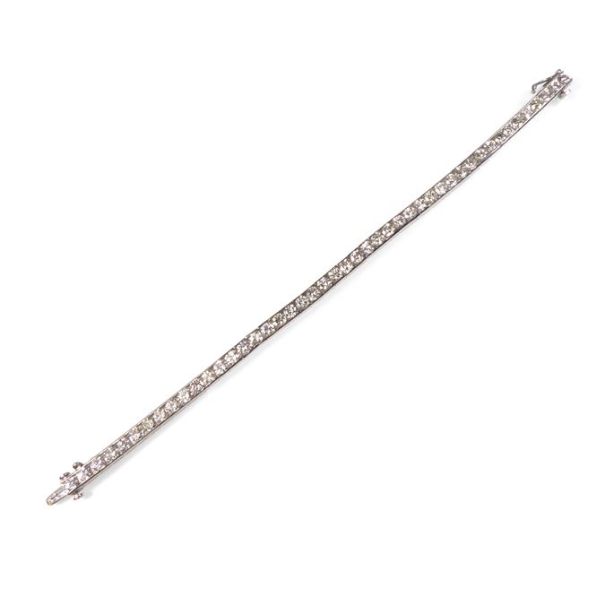 Diamond line bracelet | MasterArt